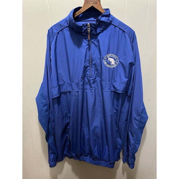 Vintage Texas State Rifle Association 1/4 Zip Windbreaker Jacket Sz XL - Picture 1 of 6